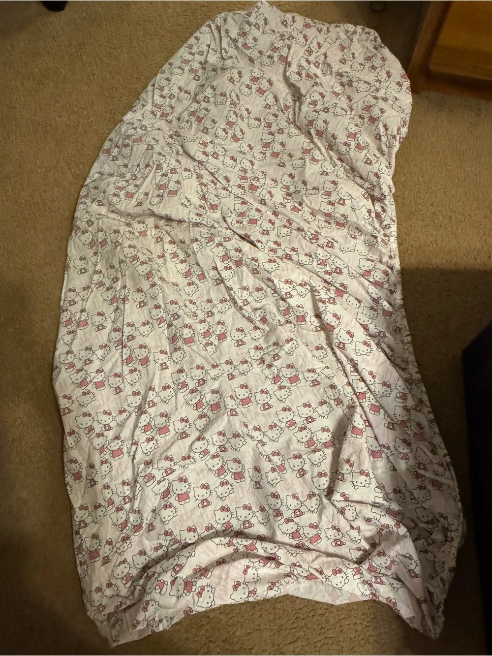 Pottery Barn Teen White and Pink Hello Kitty Cotton Bedding